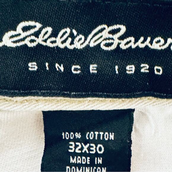 Eddie Bauer relax fit light tan khaki pants size 32 x 30 b19 - Picture 2 of 5